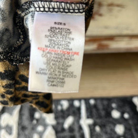 Long leopard tshirt - Picture 3 of 4